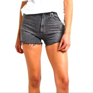 CITIZENS OF HUMANITY Ingrid #002 Stretch Denim Raw Hem Shorts Size 30